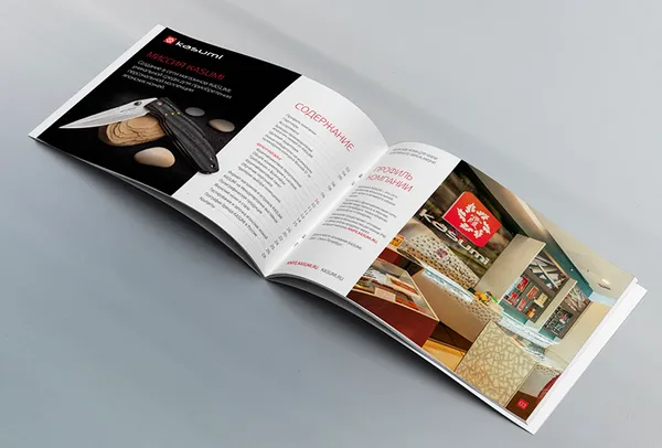 Типовой разворот буклета А5 Предложения для франчайзинговых партнеров