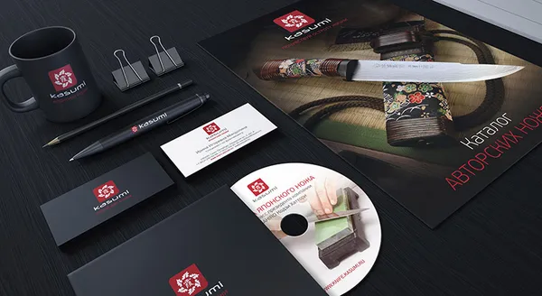 Деловая документация и фирменный стиль для дистрибьютера японских ножей в России