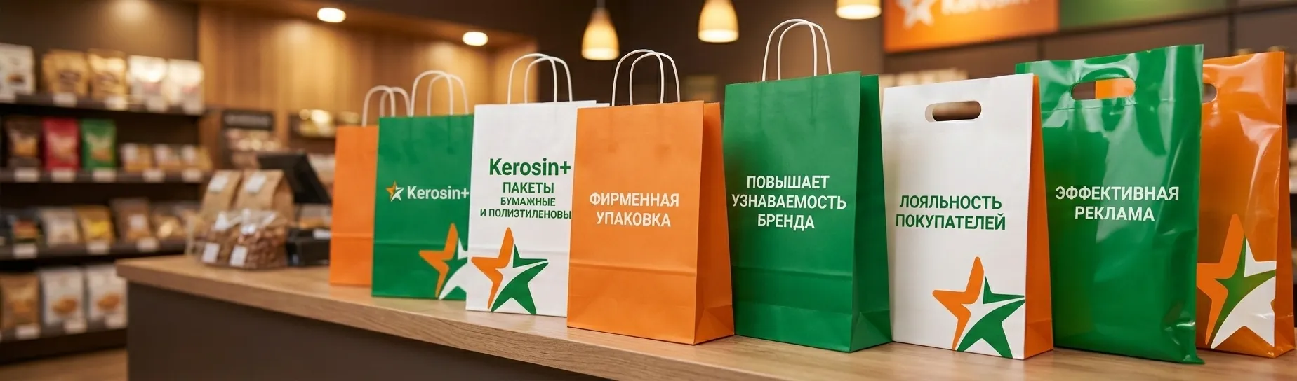 Бумажные и полиэтиленовые пакеты